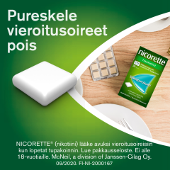 NICORETTE FRESHMINT lääkepurukumi 2 mg 30 fol